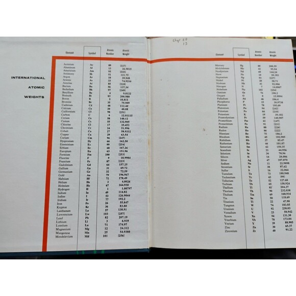 1965 Frey College Chemistry Third Edition Textbook Prentice-Hall Inc Acceptable - Picture 2 of 12